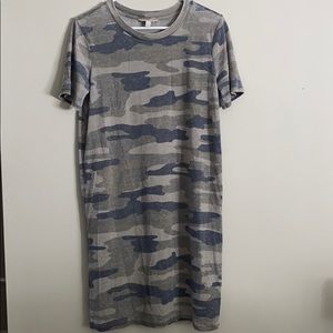 Lucky Brand Camo tee shirt dress